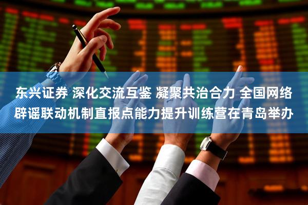 东兴证券 深化交流互鉴 凝聚共治合力 全国网络辟谣联动机制直报点能力提升训练营在青岛举办